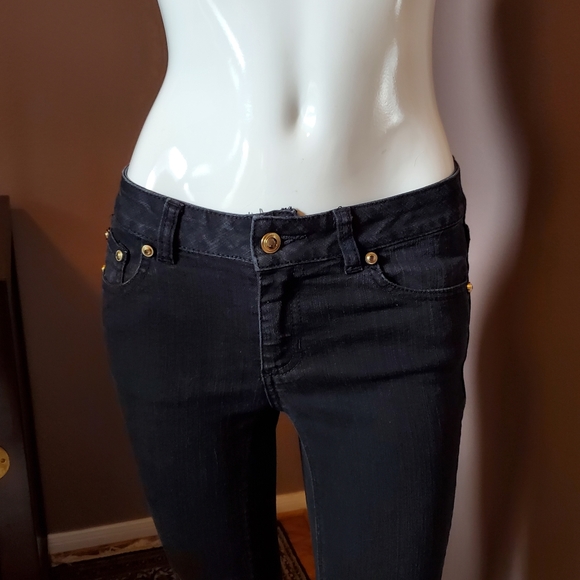 CACHÉ black flare jeans size 0 - Picture 4 of 6